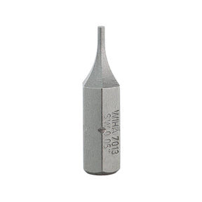 Wiha 71329 Hex Bit .050 - 25mm - 10 Pack