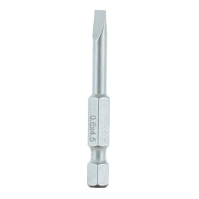 Wiha 74012 Slotted Bit 4.5 - 50mm -  10 Pack
