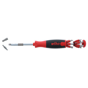 Wiha 77785 13 Piece Ultra Driver 26-in-1 HVAC Bit Holder Set