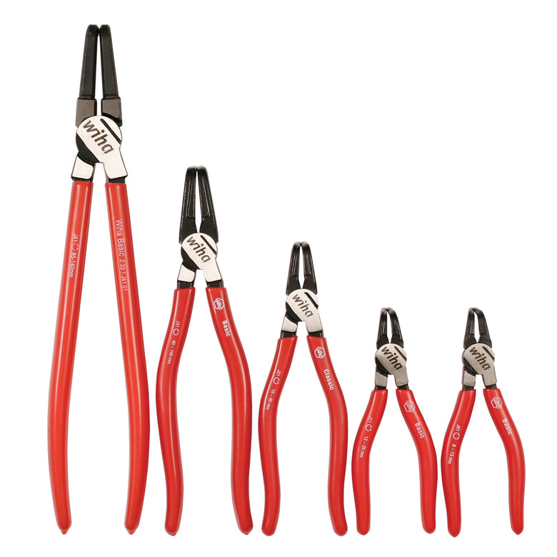5 Piece Classic Grip 90° Internal Ring Pliers Set