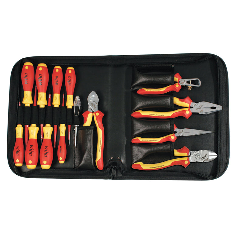 14 Piece Insulated Pliers Cutters and SlimLine Screwdriver Set