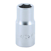 Wiha 33309 6 Point - 1/4 Inch Drive Socket - 9/32" x 25mm