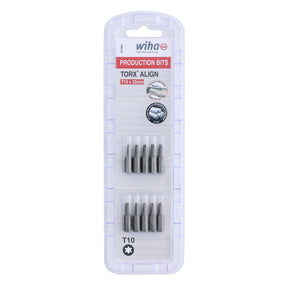 Torx Align Insert Bit T10 x 25mm - 10 Pack