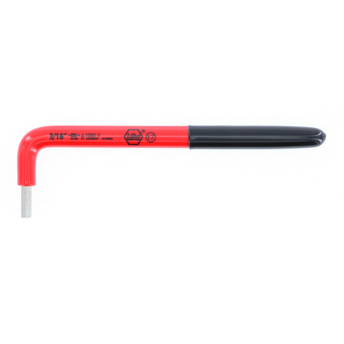 Wiha 13666 Insulated Hex Key 3/16" x 5.3"