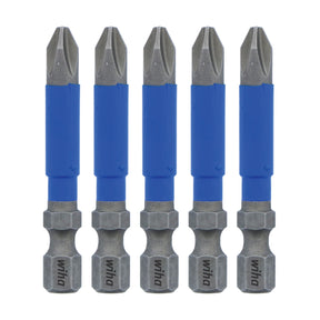 TerminatorBlue Impact Bit Phillips #2 - 2 Inch - 5 Pack