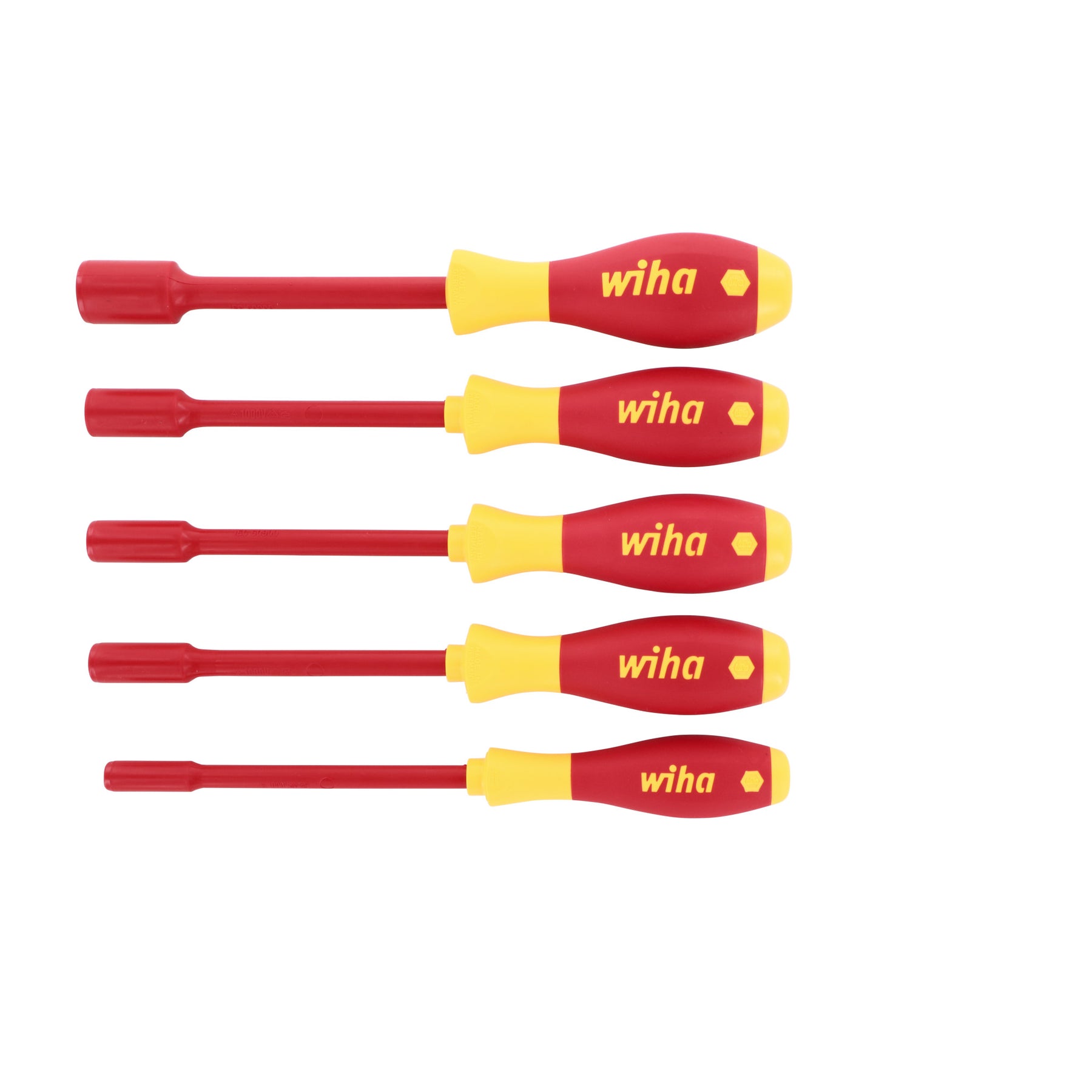 5 Piece Insulated SoftFinish Nut Driver Set - Inch