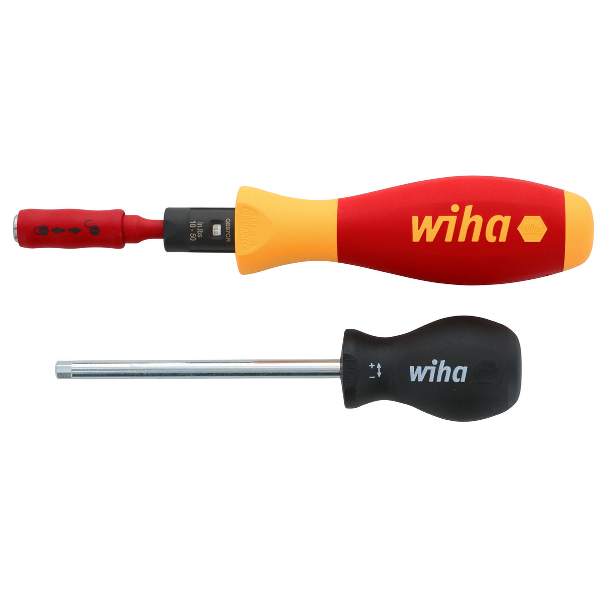 Wiha 28751 Insulated TorqueVario-S Handle 10-50 In/lbs with SlimLine Blade Holder