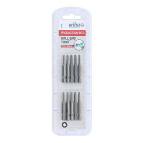 Torx Ball End Bit T15 - 50mm -  10 Pack