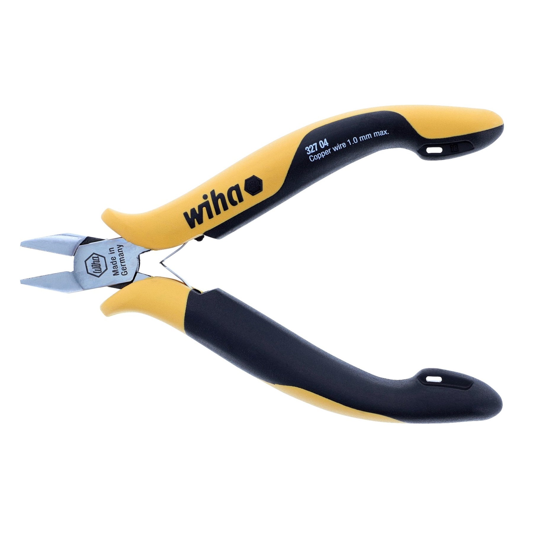 Wiha 32704 ESD Safe Precision Tapered Head Flush Cutters
