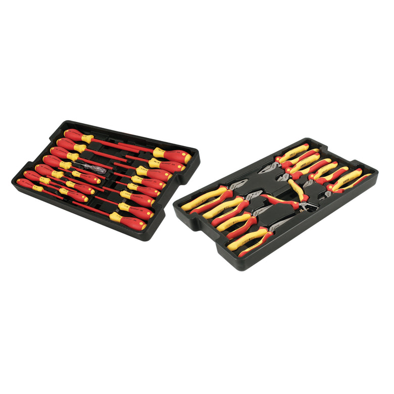 28 Piece Insulated Pliers Cutters and Screwdriver Set
