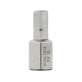 Wiha 71324 Hex Bit 10.0mm - 25mm - 10 Pack