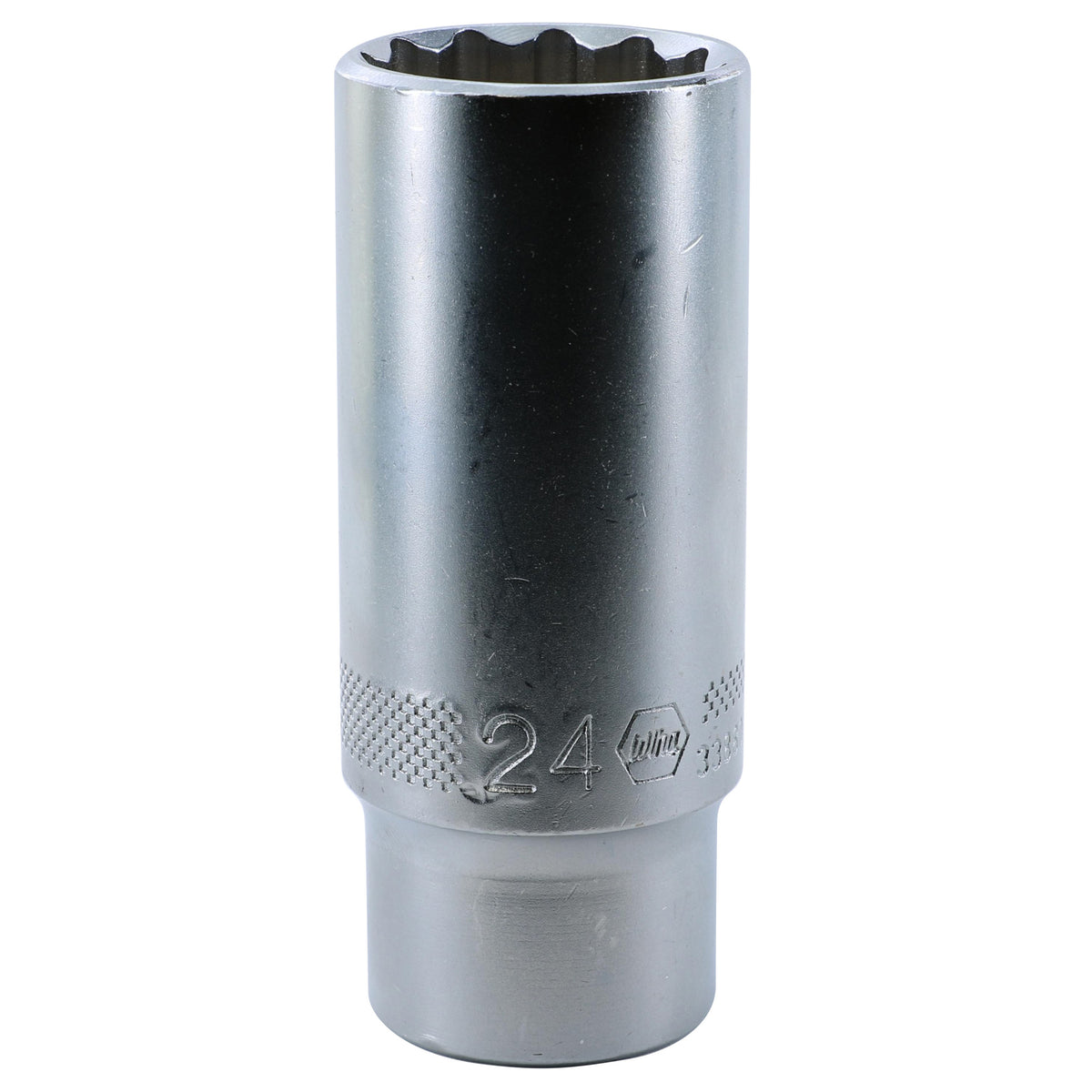 Wiha 33880 12 Point - 1/2" Drive Deep Socket 24.0mm