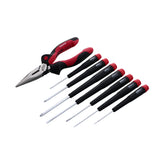 Wiha 26190 8 Piece Precision Slotted and Phillips Screwdrivers and Pliers Set