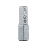 Wiha 71946 Security Hex Bit 8.0 - 25mm - 10 Pack