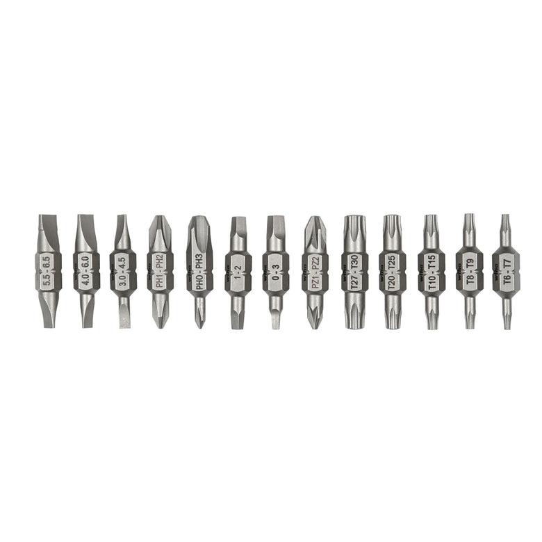13 Piece Double End Bit Reload Set for Technicians 26-In-1 Ultra Driver (77791)