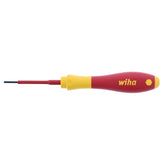 Wiha 32005 Insulated SoftFinish Slotted Screwdriver 2.0mm x 60mm