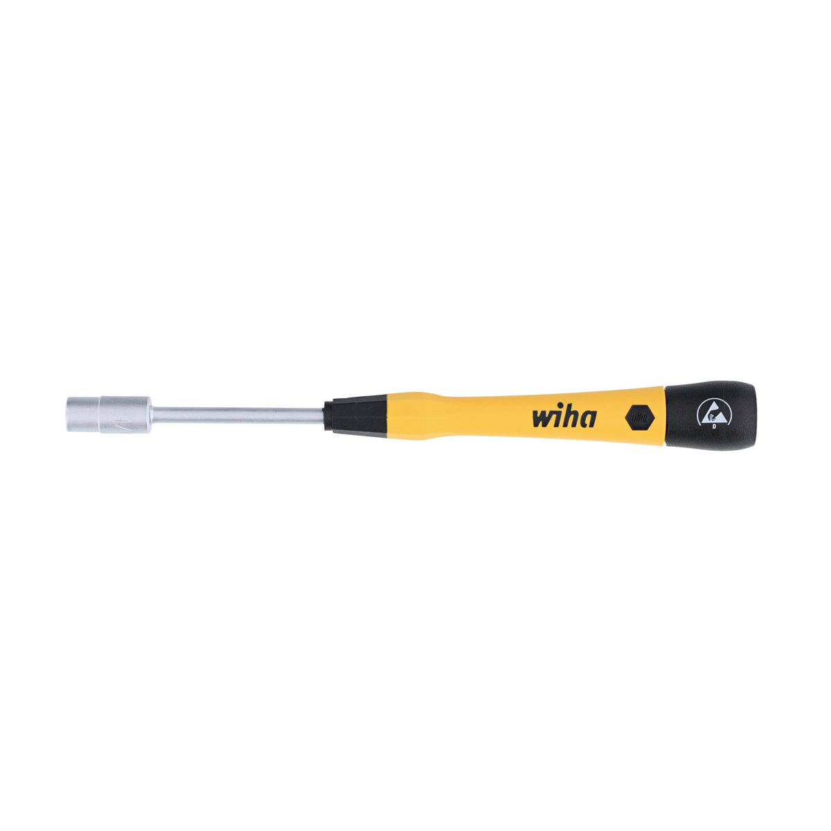 Wiha 27777 ESD Safe PicoFinish Precision Nut Driver - 1/4" x 60mm