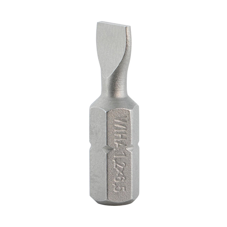 Slotted Bit 6.5mm - 25mm (1/4) - 10 Pack
