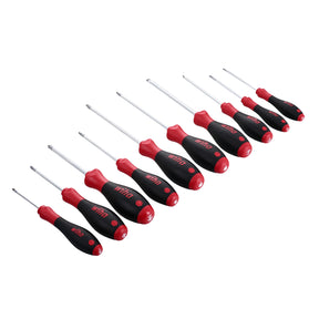 10 Piece SoftFinish Phillips and Square Screwdriver Set