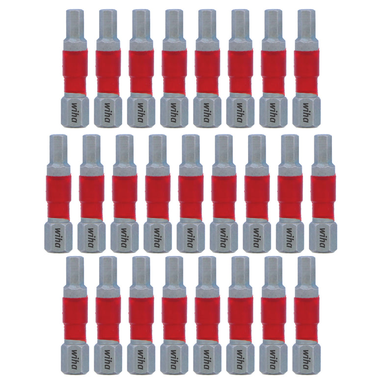 MaxxTor Impact Bit Hex 4.0mm - 29mm - 25 Pack