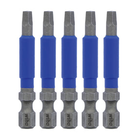 TerminatorBlue Impact Bit Square #2 - 2 Inch - 5 Pack