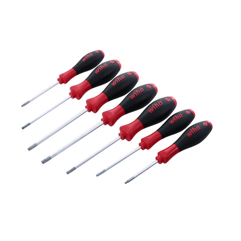 38605 Wiha Phillips, Pozidriv, Slotted, Torx Bit Holder Screwdriver, 12-Piece RS