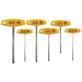 Wiha 54091 6 Piece Classic Grip MagicRing Ball End T-Handle Set - Inch