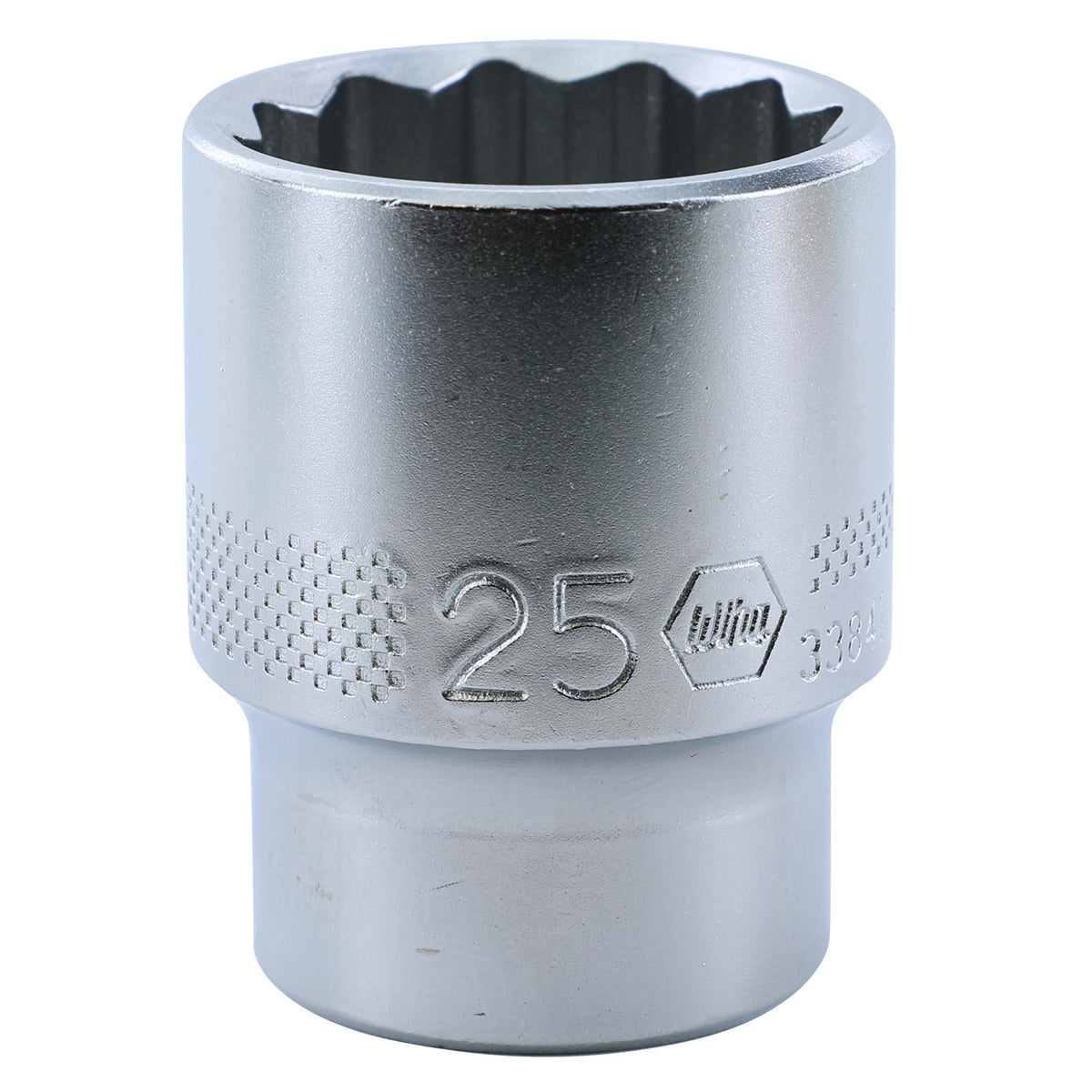 Wiha 33841 12 Point - 1/2" Drive Socket 25.0mm