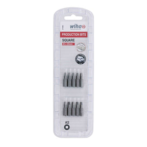 Square Bit #2 - 25mm - 10 Pack