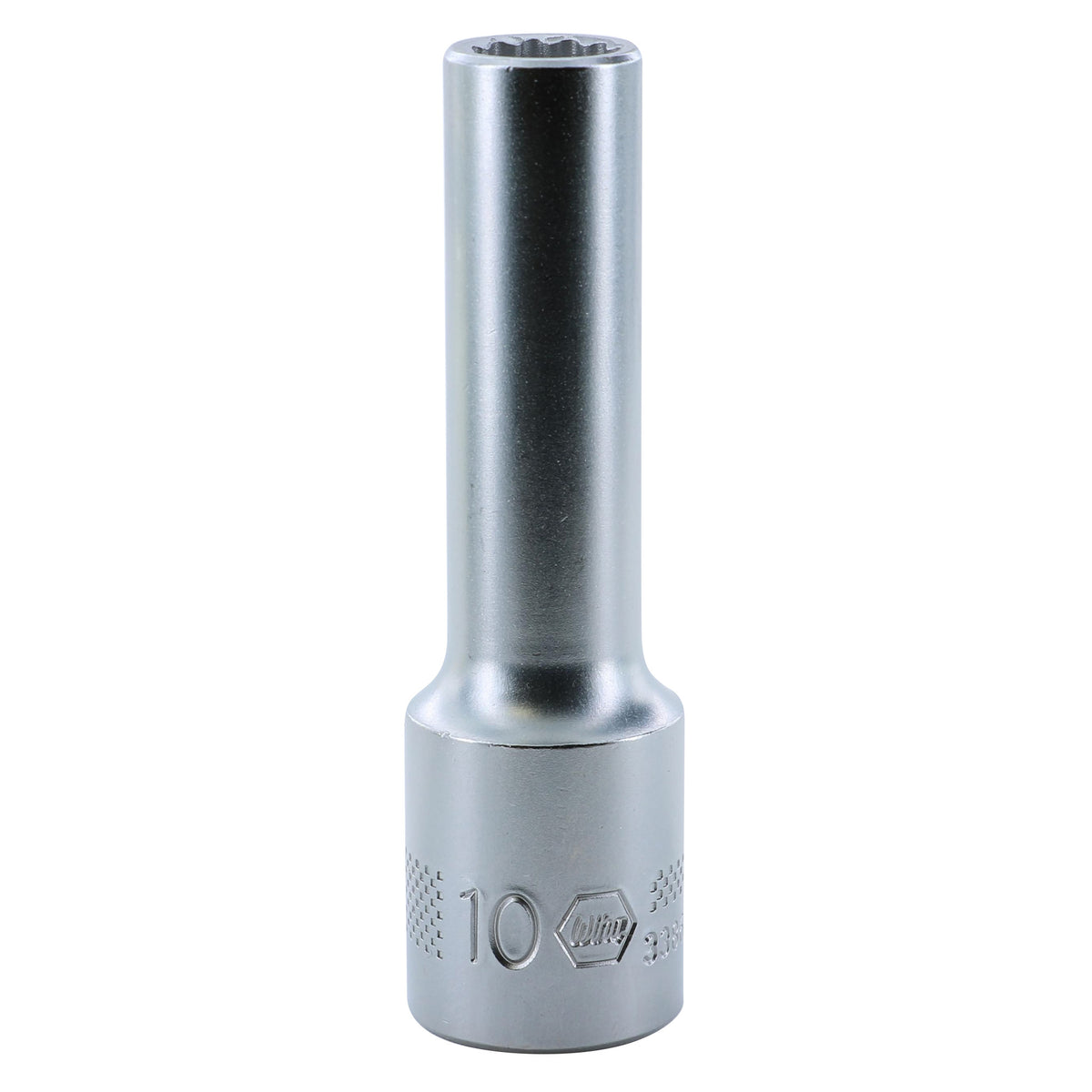 Wiha 33866 12 Point - 1/2" Drive Deep Socket 10.0mm