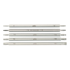 5 Piece Drive-Loc VI Torx Blade Set