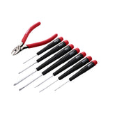 Wiha 26191 8 Piece Precision Slotted and Phillips Screwdrivers and Diagnal Cutters Set