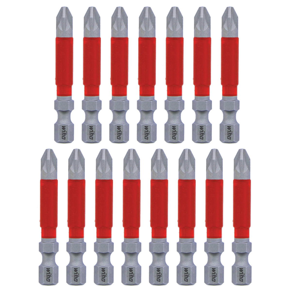 Wiha 76648 MaxxTor Impact Bit Pozi #2 - 49mm - 15 Pack