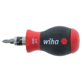 Wiha 38090 14inOne SoftFinish Stubby Multi-Bit Driver