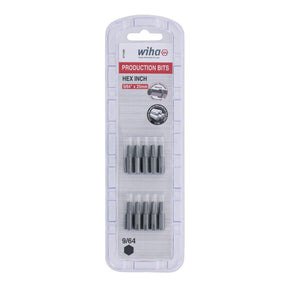 Hex Bit 9/64 - 25mm - 10 Pack