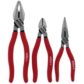 Wiha 32698 3 Piece Classic Grip Pliers and Cutters Set