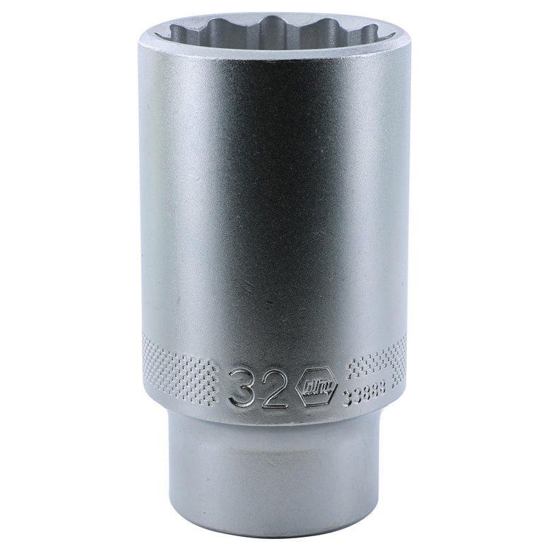 12 Point - 1/2" Drive Deep Socket 32.0mm