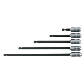 5 Piece Proturn 1/4" Quick Release Magnetic Bit Holder Set