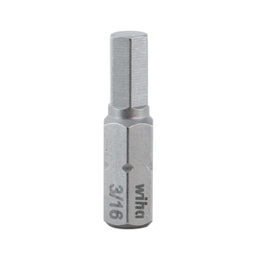 Wiha 71345 Hex Bit 3/16 - 25mm - 10 Pack