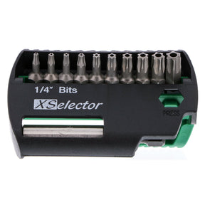 11 Piece Security Torx XSelector and Magnetic Bit Holder Set