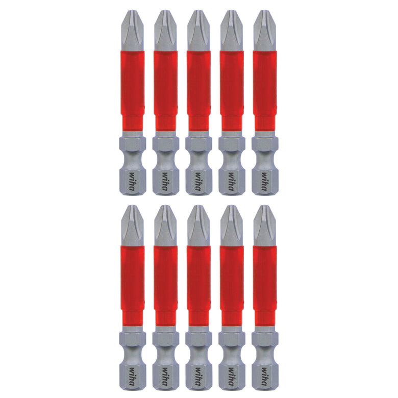 MaxxTor Impact Bit Phillips #2 - 49mm - 10 Pack