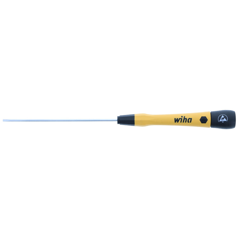 ESD Safe PicoFinish Precision Screwdriver - Slotted 2.0mm x 100mm