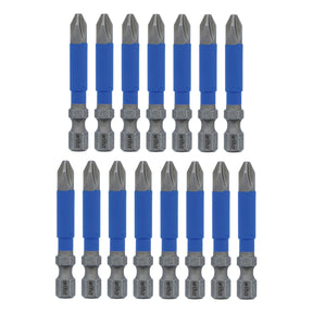 TerminatorBlue Impact Bit Phillips #2 - 2 Inch - 15 Pack