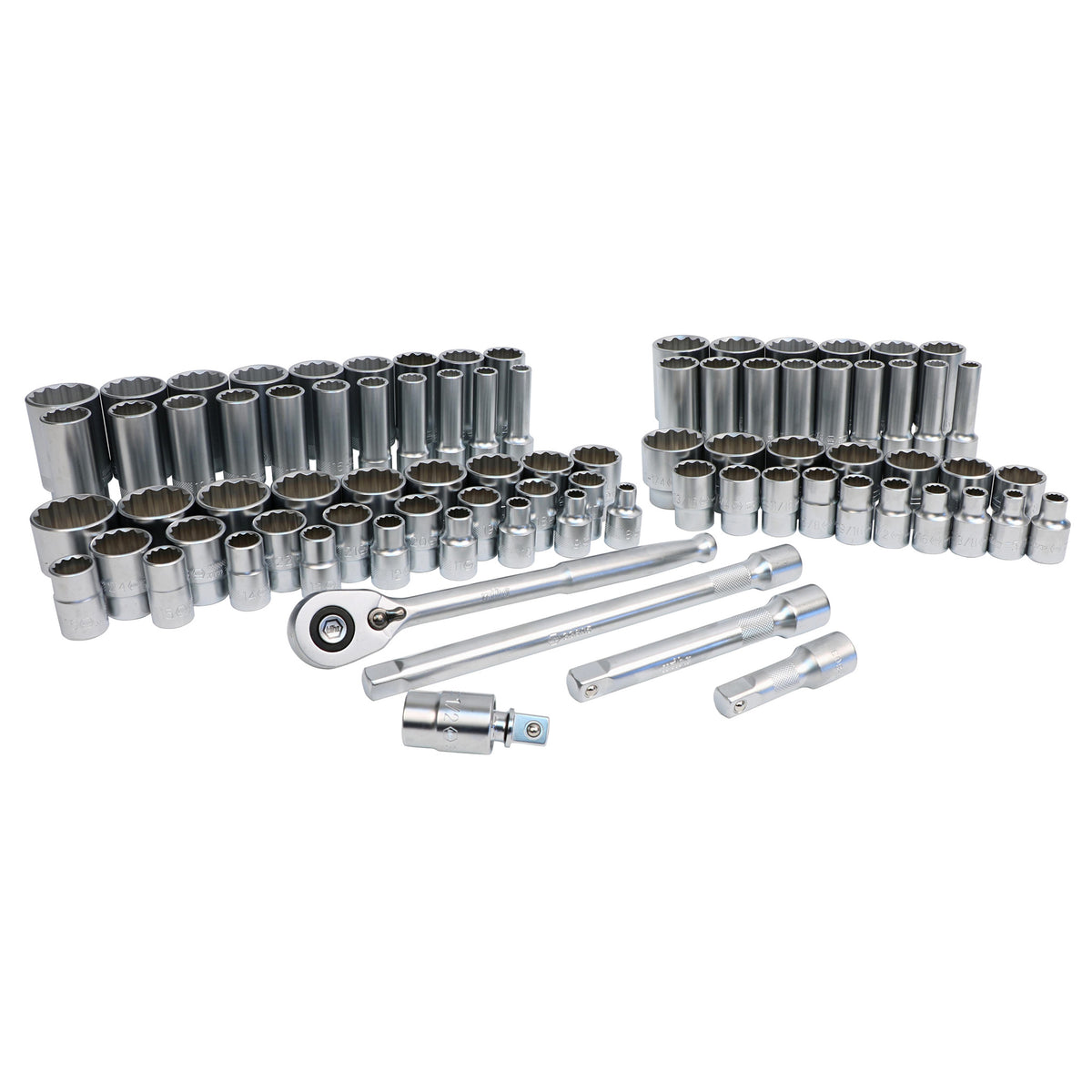 Wiha 33899 84 Piece Professional Socket Set - 1/2” Drive - Metric and SAE