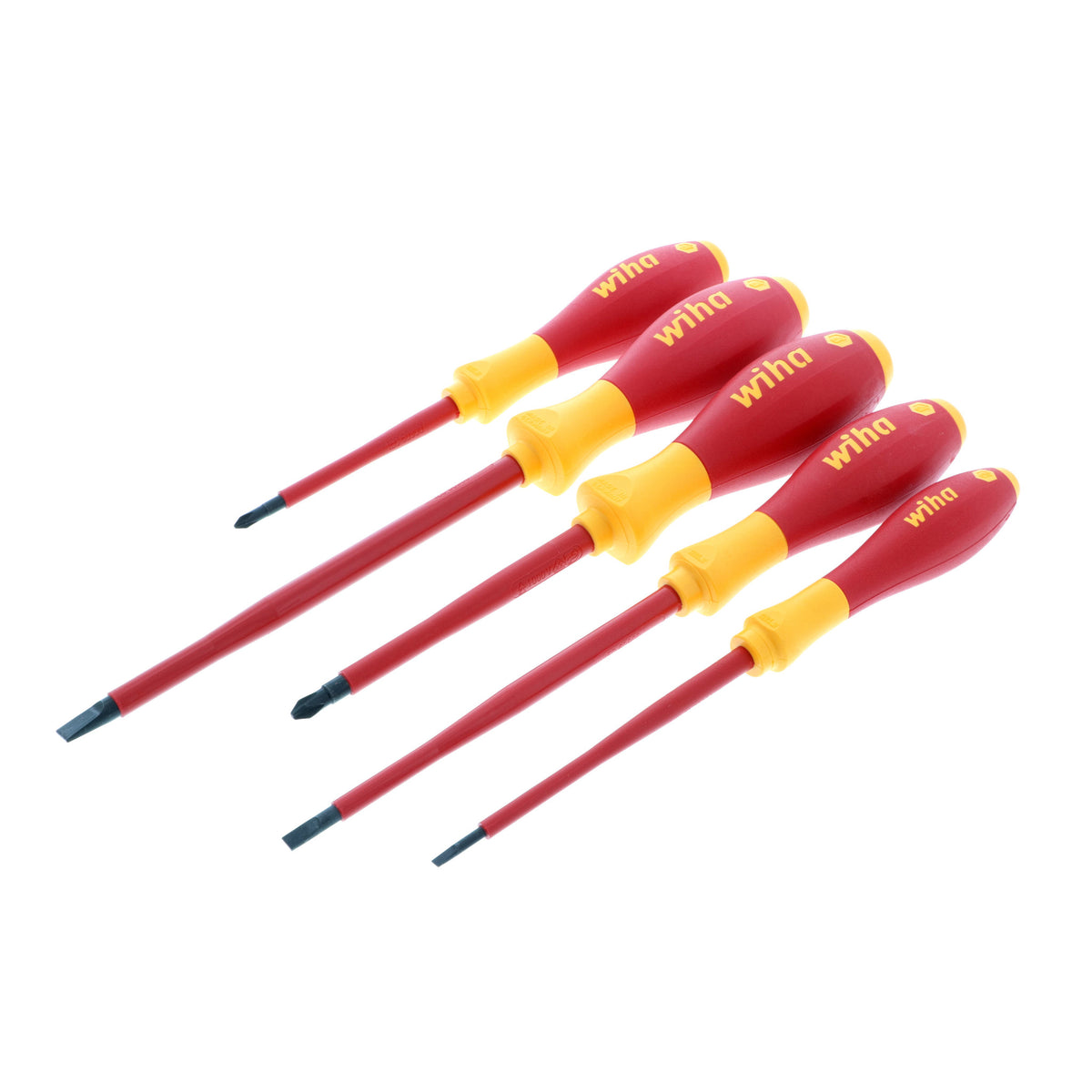 Wiha 32091 5 Piece Insulated SoftFinish Screwdriver Set