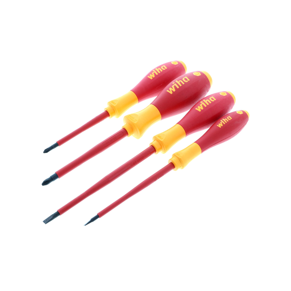 Wiha 32090 4 Piece Insulated SoftFinish Screwdriver Set