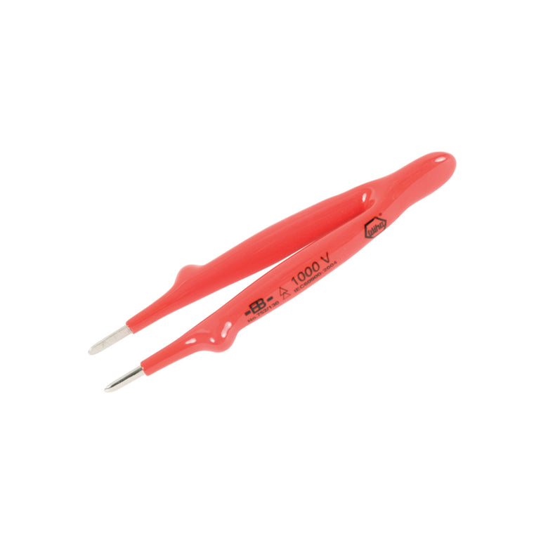 Insulated Tweezers Straight Blunt 5"