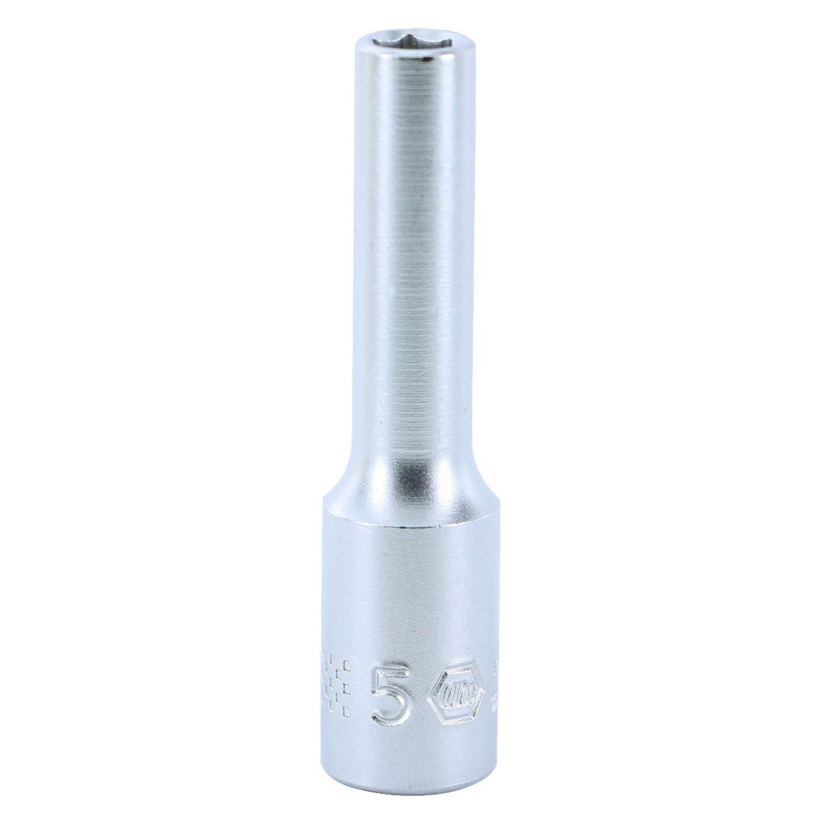 Wiha 33341 6 Point - 1/4 Inch Drive Deep Socket - 5.0mm x 50mm
