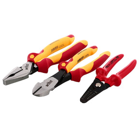 3 Piece Insulated Pliers, Cutters, Wire Stripper Set