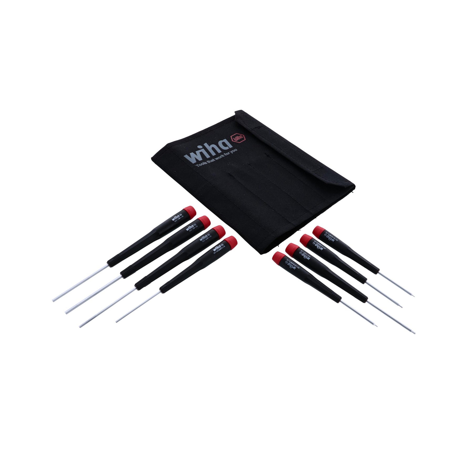Wiha 26399 Precision Hex Inch Screwdriver 8 Pc